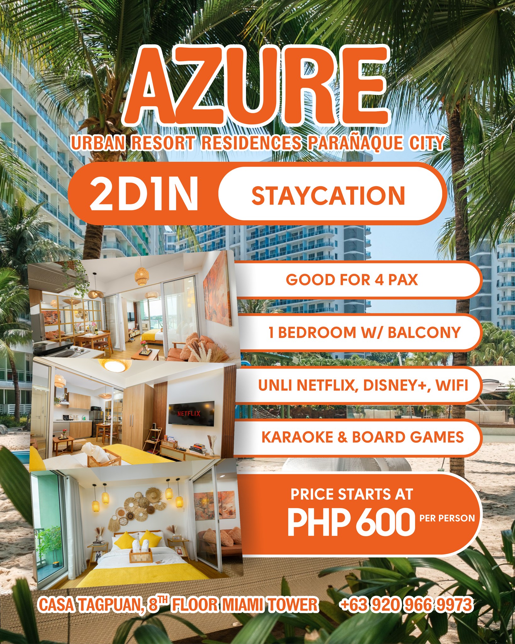 Casa Tagpuan Staycation - Azure Urban Resort Residences Facebook ad: 𝐎𝐜𝐭𝐨𝐛𝐞𝐫 𝐒𝐩𝐞𝐜𝐢𝐚𝐥 𝐏𝐫𝐨𝐦𝐨
