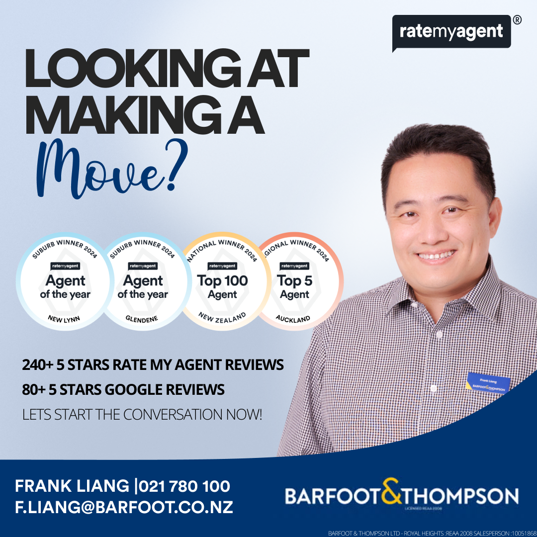 Ratemyagent NZ Promoted Awards Facebook ad: Get in touch with Frank