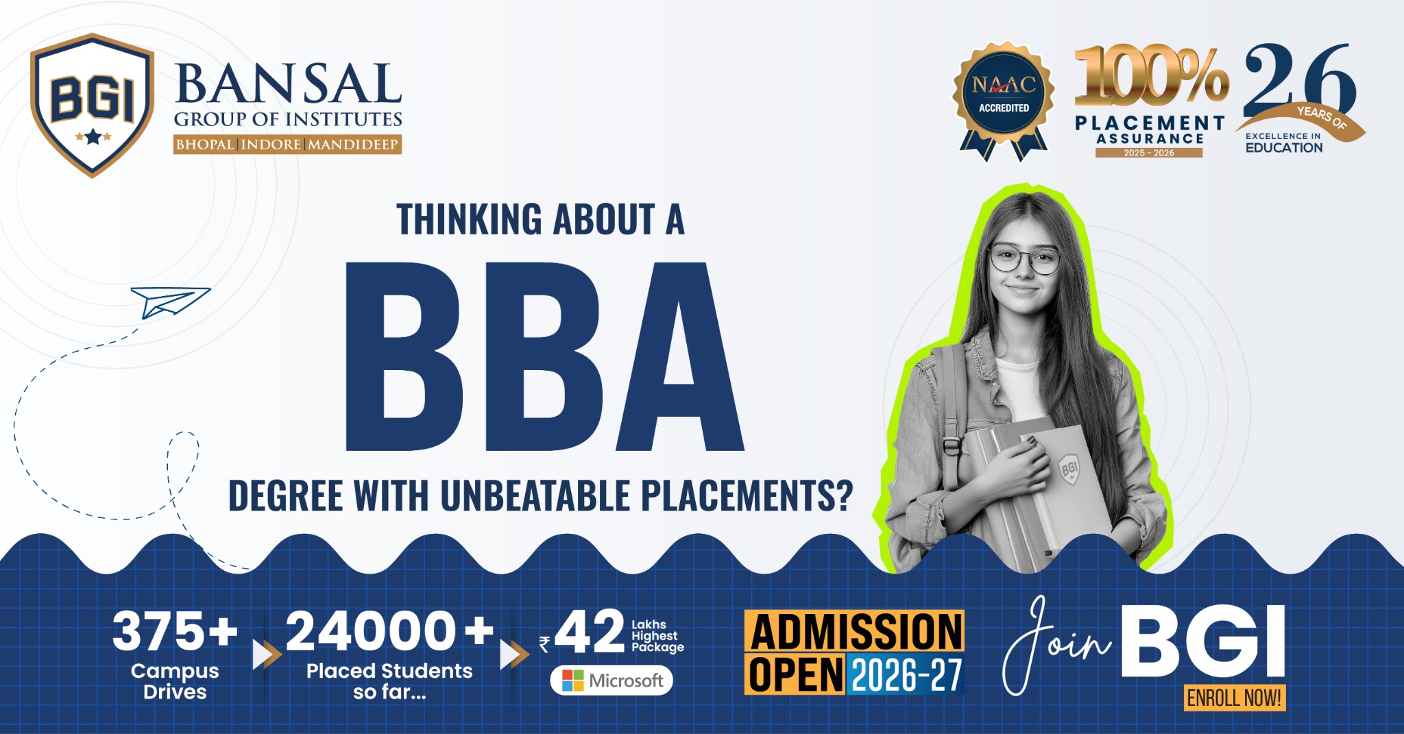Bansal Group of Institutes - BGI Bhopal Facebook ad