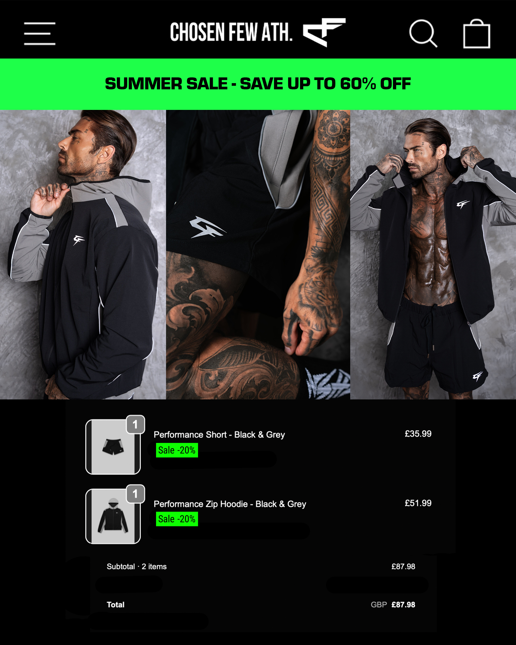 Chosen Few Athletics Facebook ad