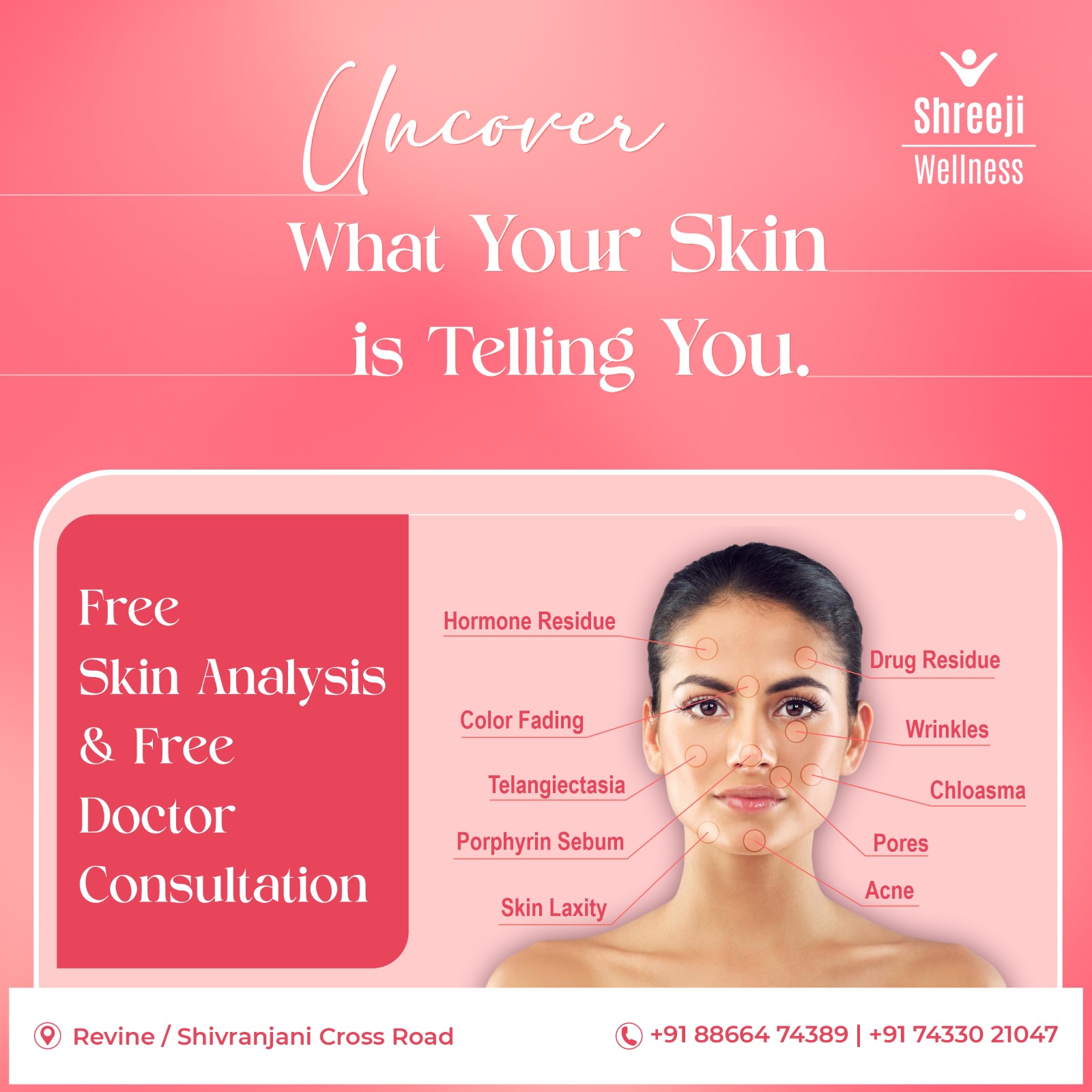RevineNaturopathy Facebook ad: Free Advanced Skin Analysis