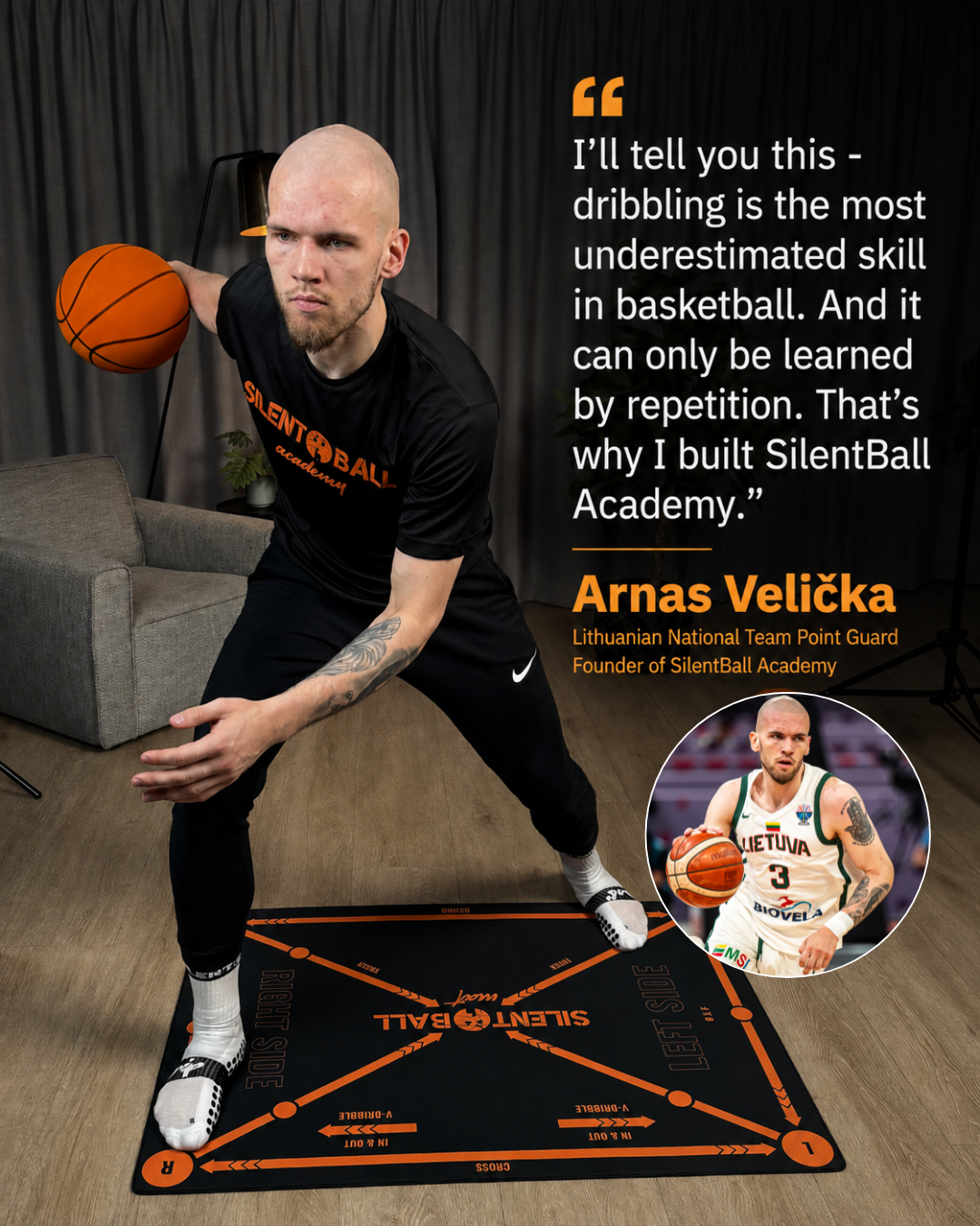 SilentBall Academy Facebook ad
