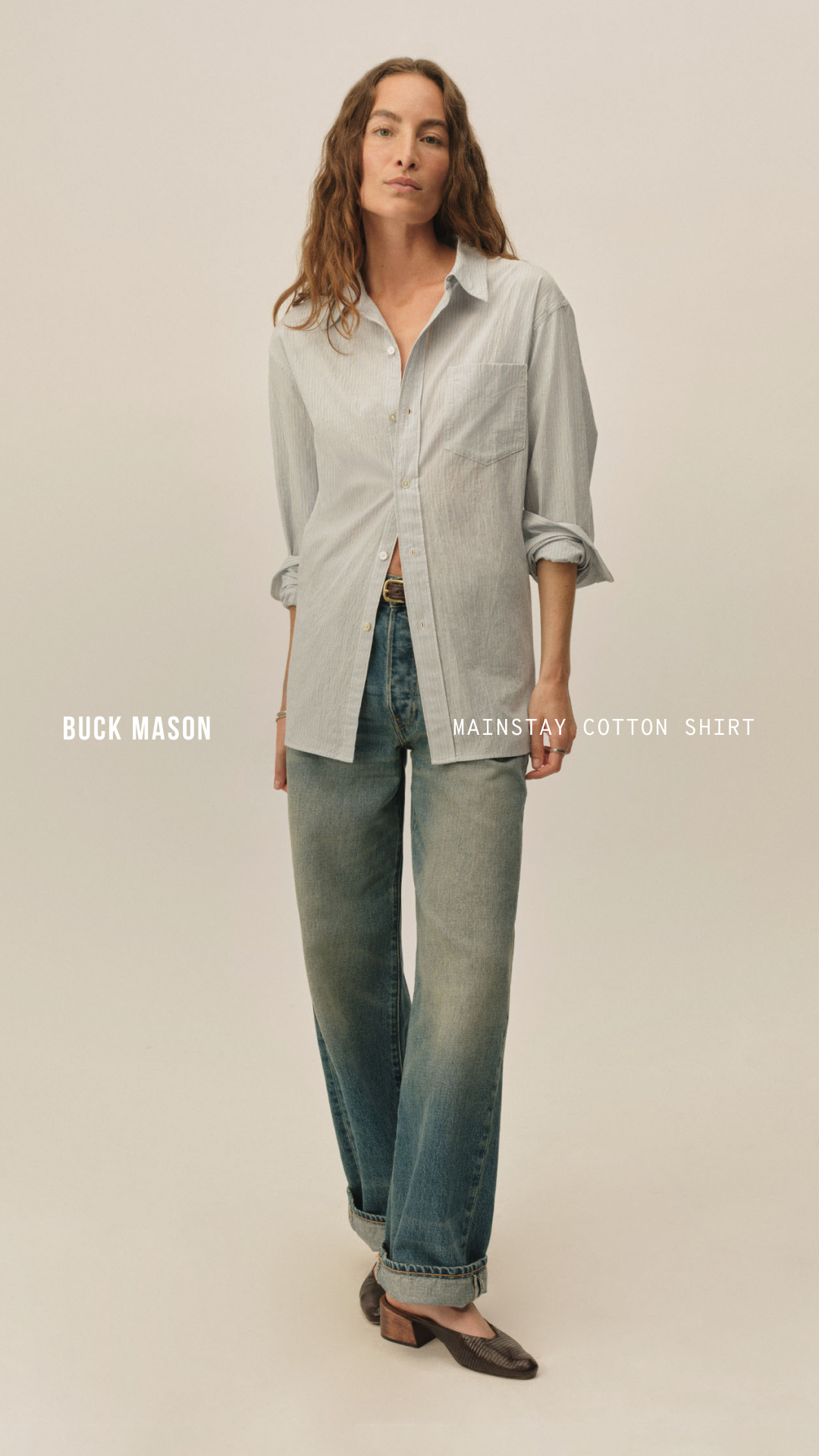 Buck Mason Women's Facebook ad