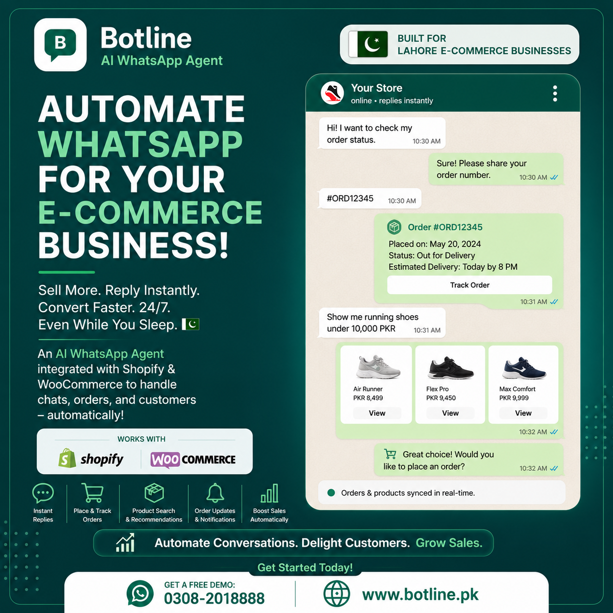 Botline Facebook ad