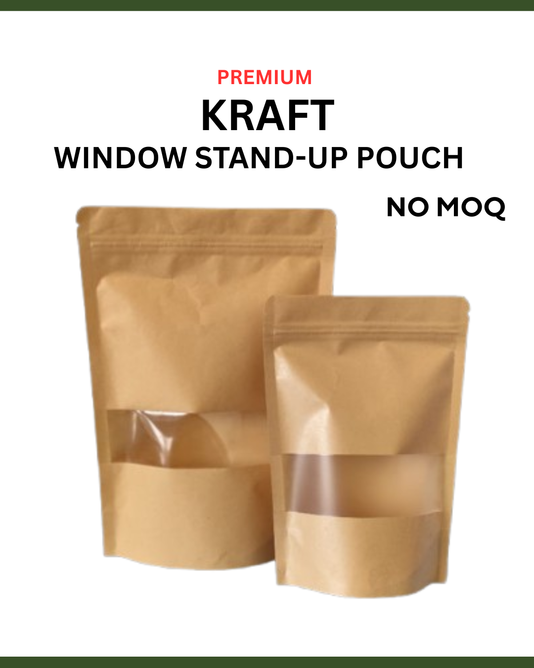 Blkeet Facebook ad: Upgrade your packaging with our Premium Stand-Up Pouches…