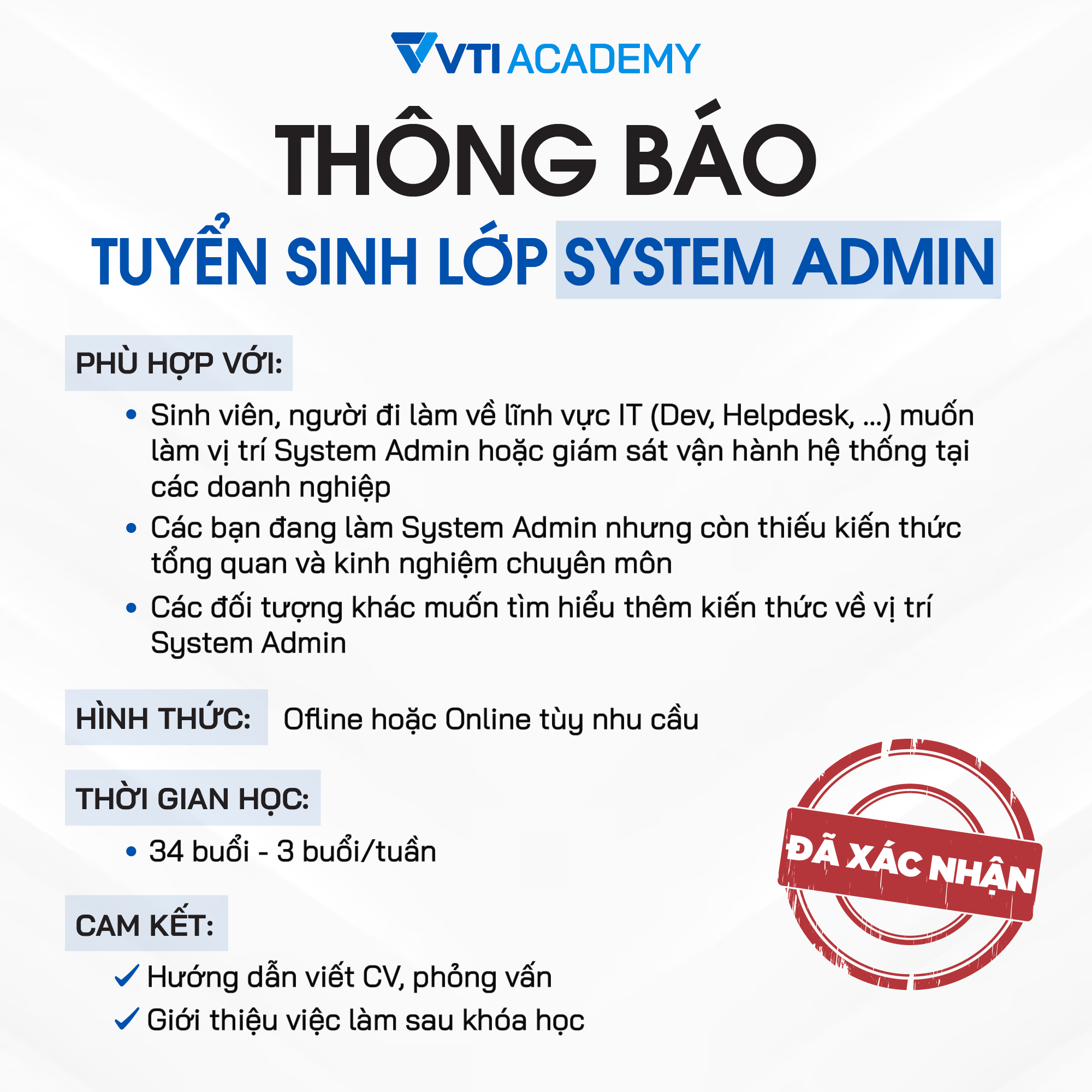 VTI Academy Facebook ad