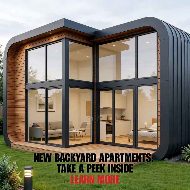 Service 222 Facebook ad: Discover the Advantages of Backyard Apartments