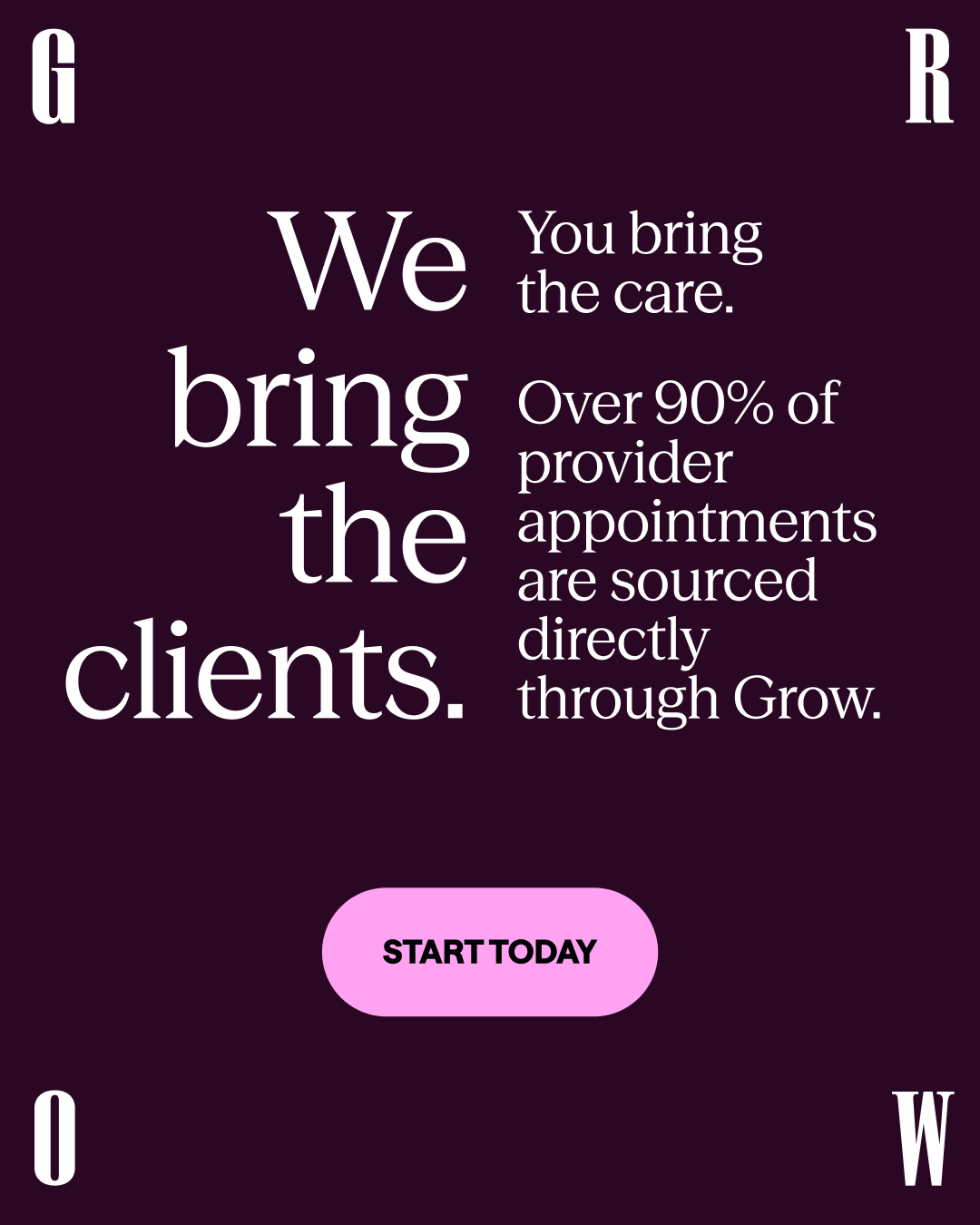 Grow Therapy Facebook ad