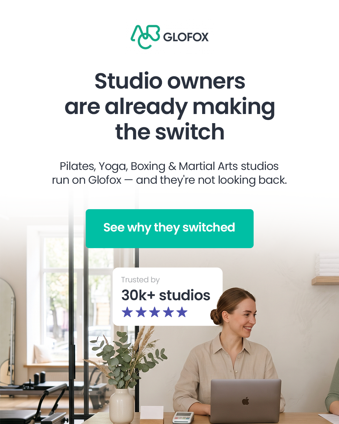 ABC Glofox Facebook ad from Aug 17, 2026
