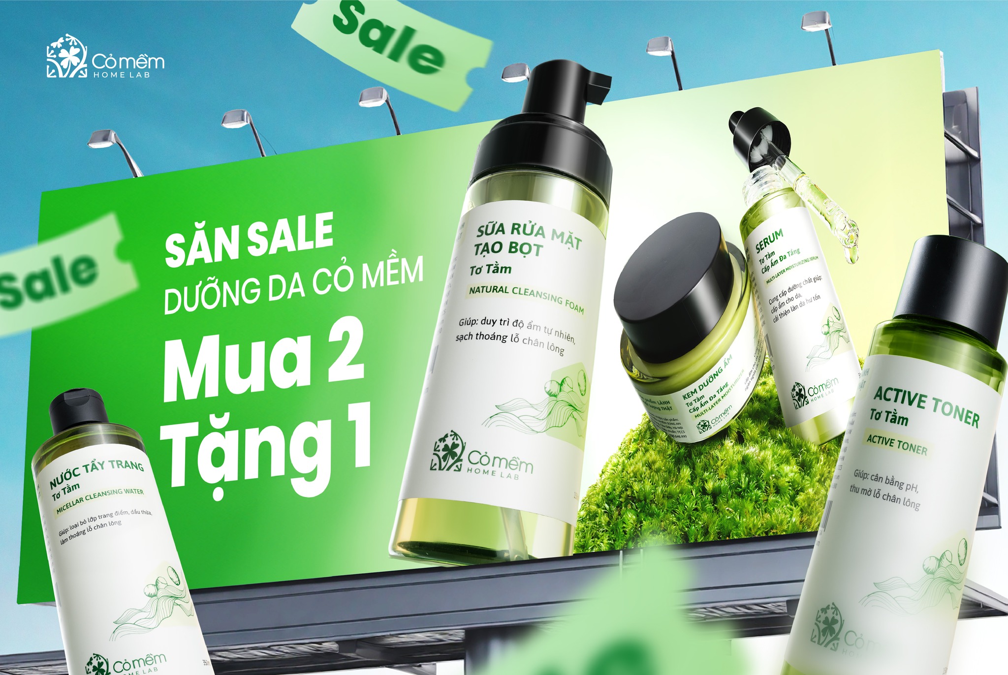 Cỏ Mềm - Thay thế hóa chất độc hại Facebook ad