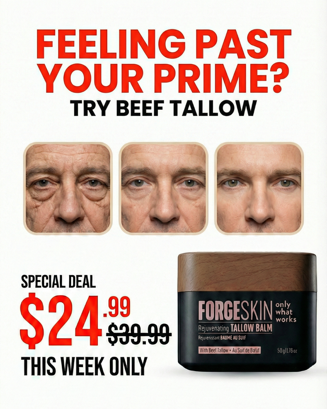 The Elite Man Facebook ad: Get results or Your Money Back!