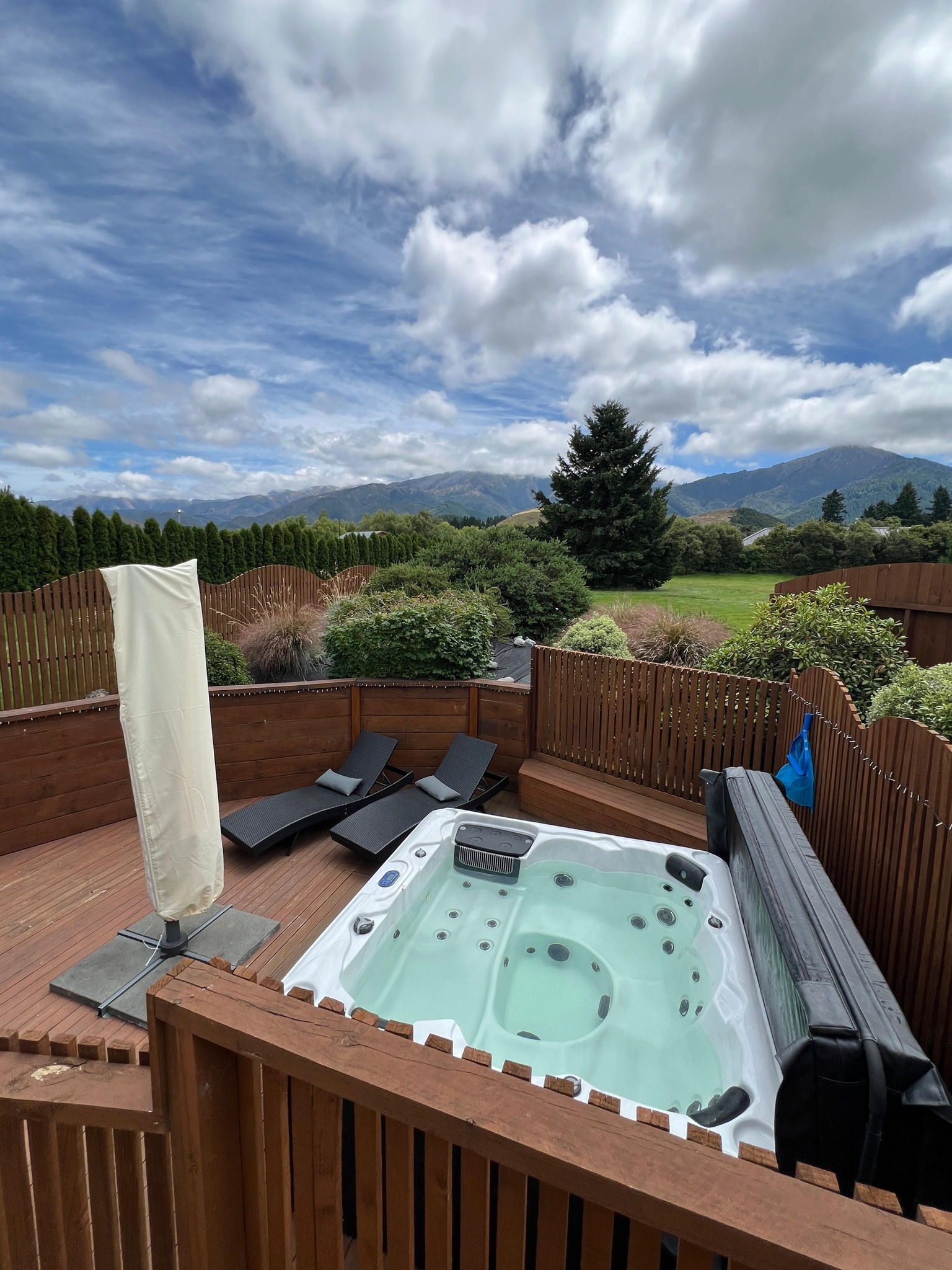 Vibrant Living Retreat & Day Spa Facebook ad: our alpine sanctuary in Hanmer Springs.