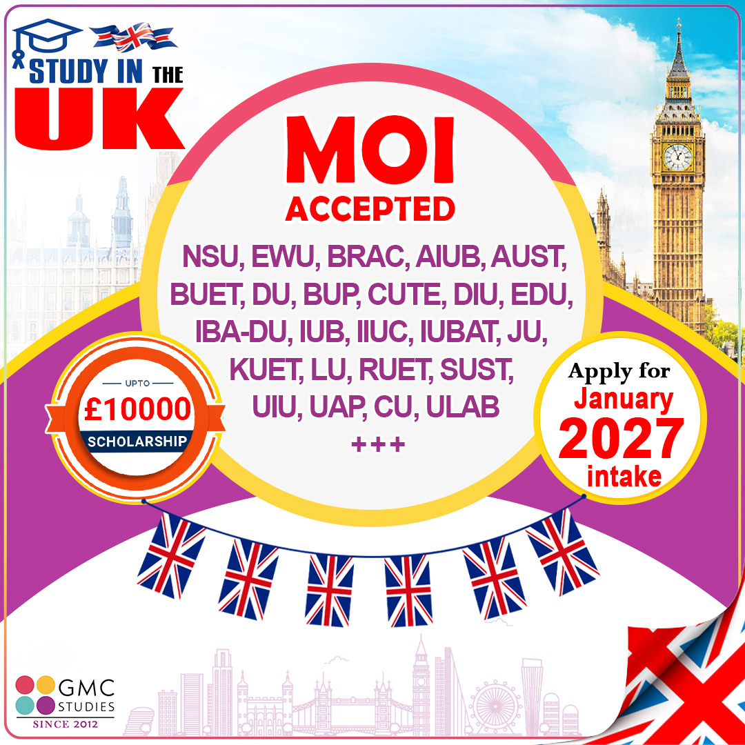 GMC Studies Bangladesh Facebook ad: Study in The UK