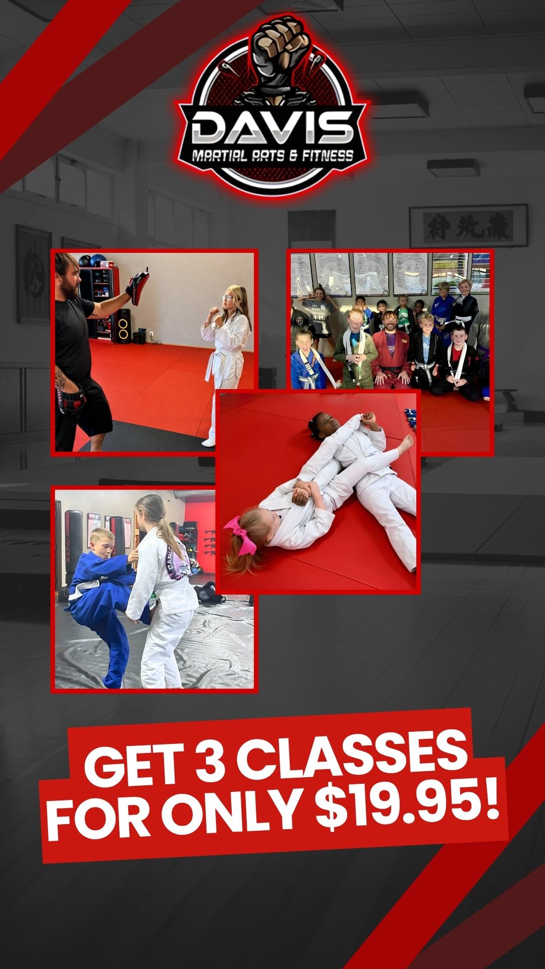 Davis Martial Arts & Fitness Facebook ad