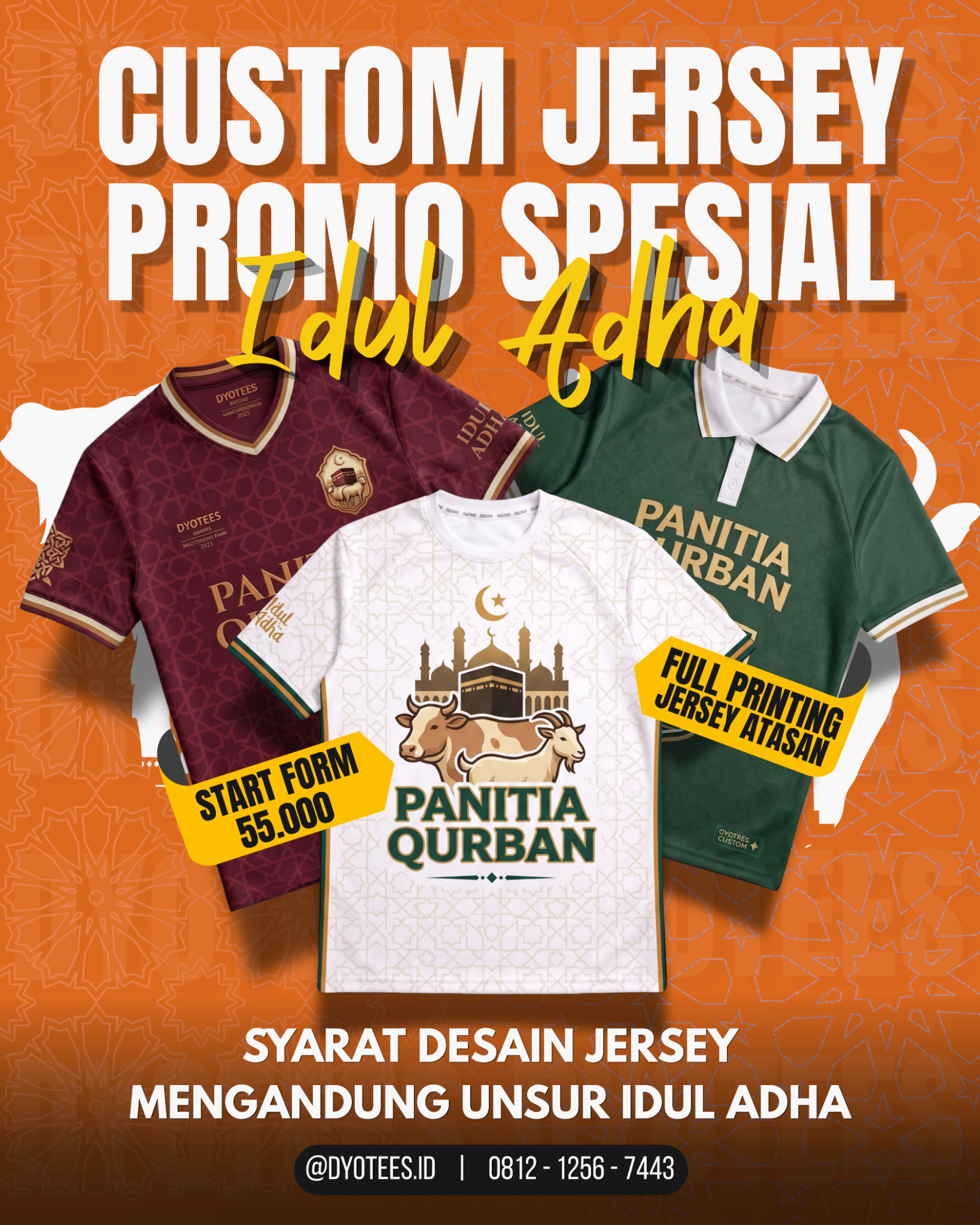 DYO - Design Your Own Tees Facebook ad: PROMO SPESIAL IDUL ADHA!