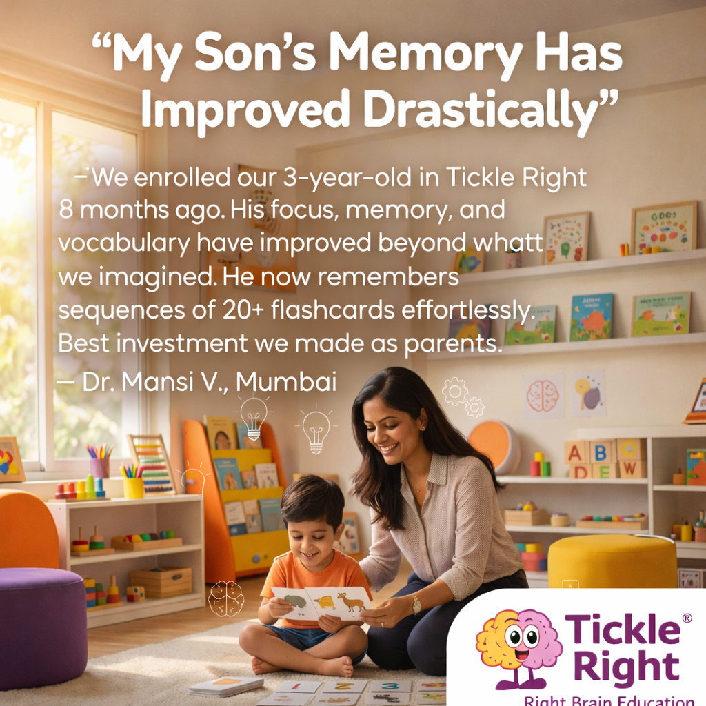 Tickle Right - The Right Brain Education Facebook ad