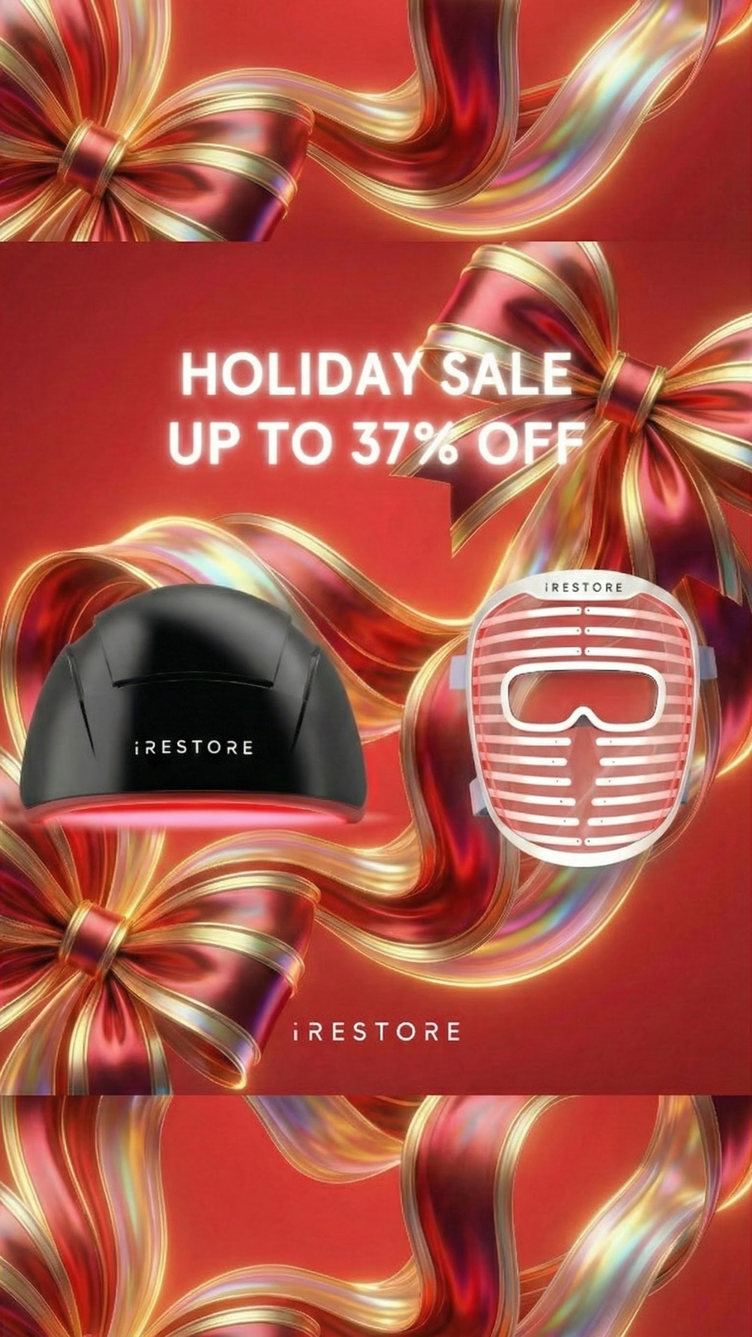 iRESTORE Hair Growth System Facebook ad