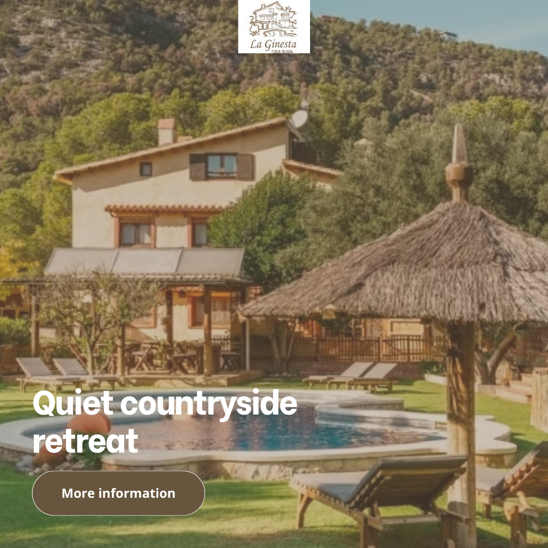 Can Vidal Rural Facebook ad: Host your next retreat in a private countryside…