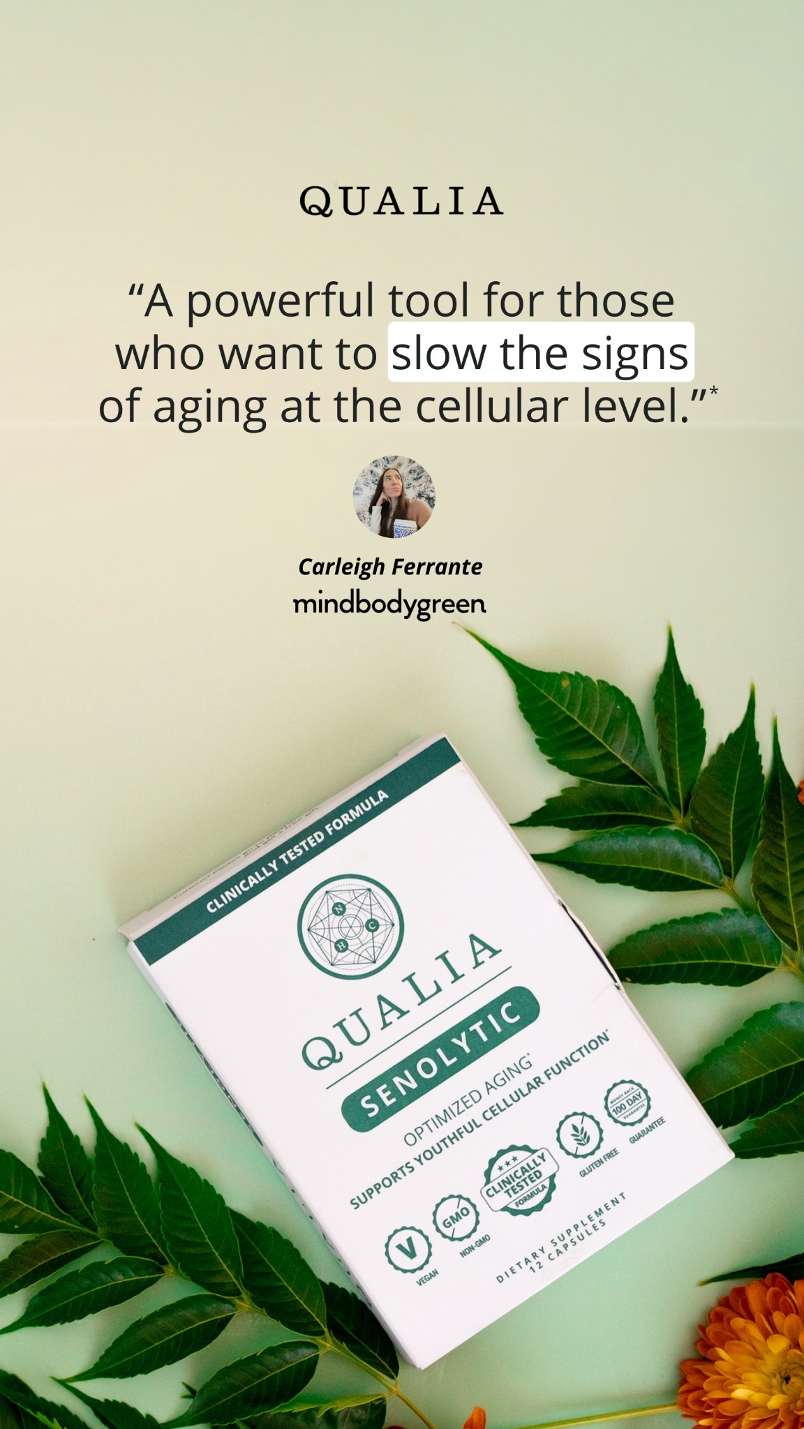 Qualia Life Facebook ad