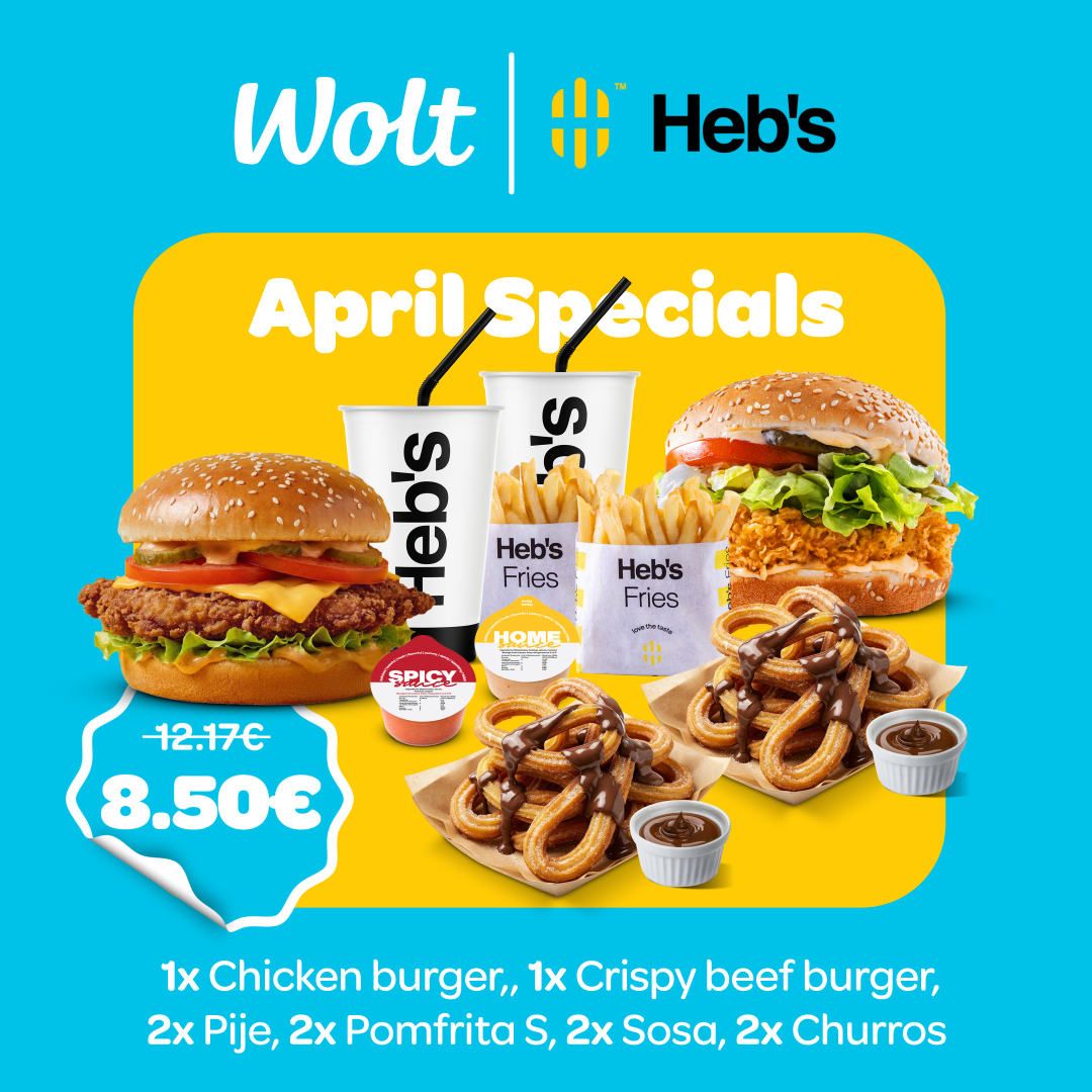 Wolt Kosovo  Facebook ad