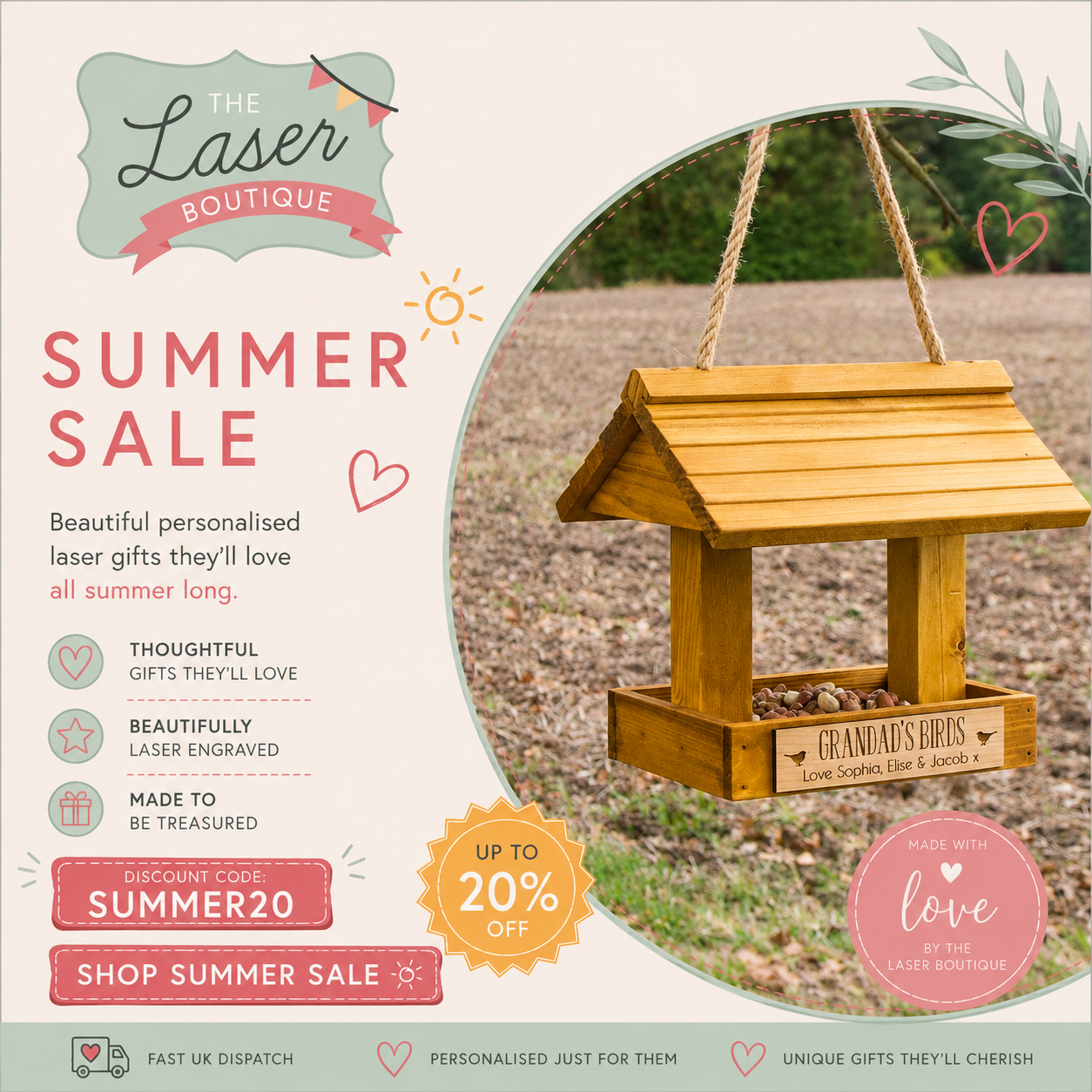 The Laser Boutique Facebook ad