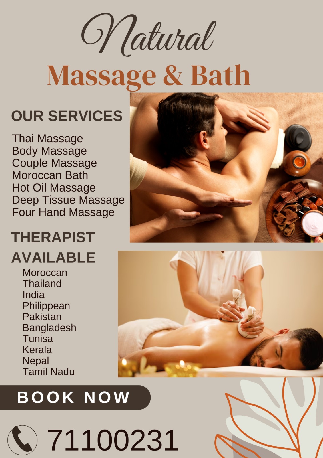 Natural spa Facebook ad from Mar 23, 2026