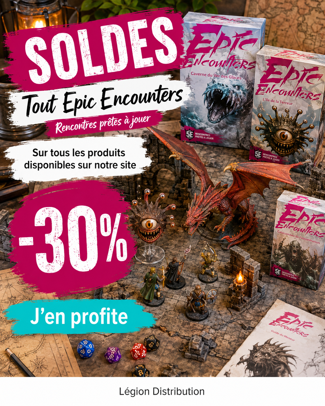 Légion Distribution Facebook ad