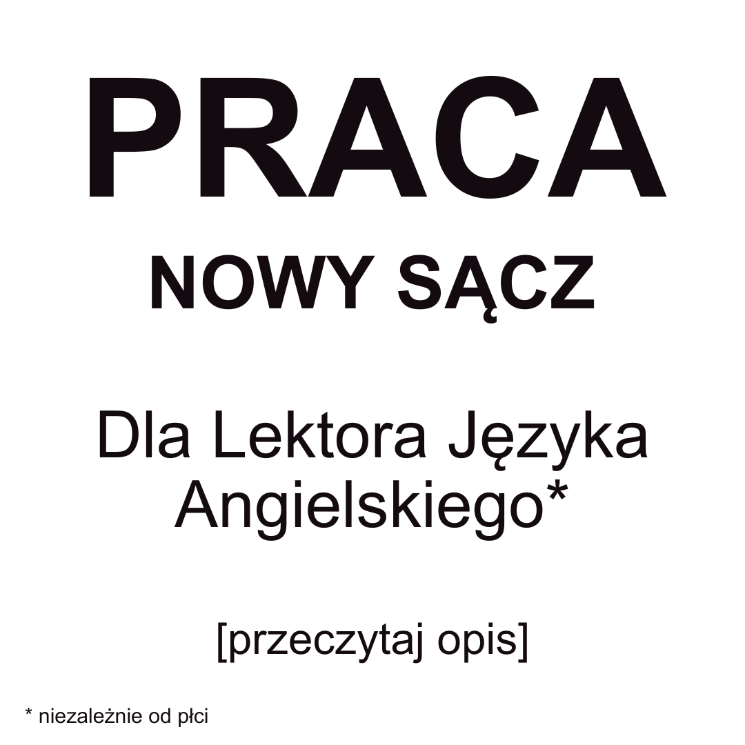 Lango Facebook ad: PRACA SZUKA LEKTORA ⮕