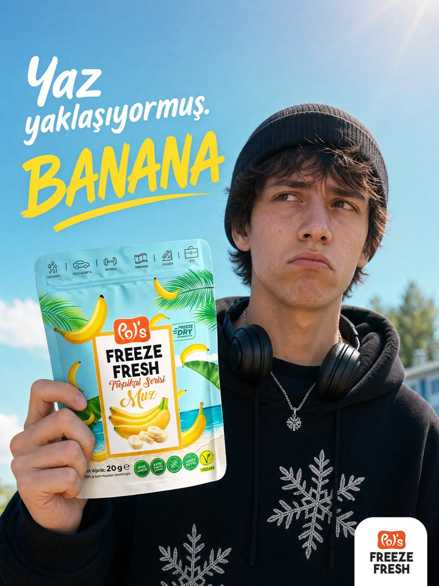 Pols Freeze Fresh Facebook ad: Yaz geldiği için mutsuz olan GenZ'ye iyi bir…