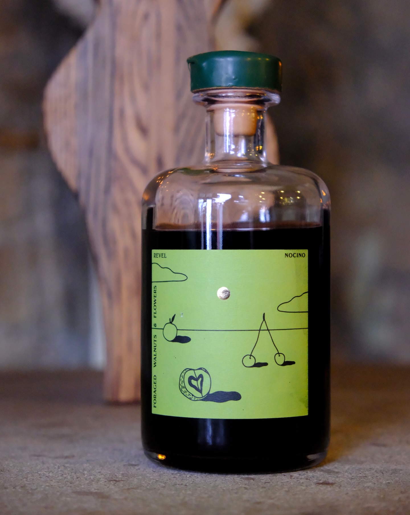 Revel Cider Facebook ad: NOCINO an all-Ontario, foraged black walnut
