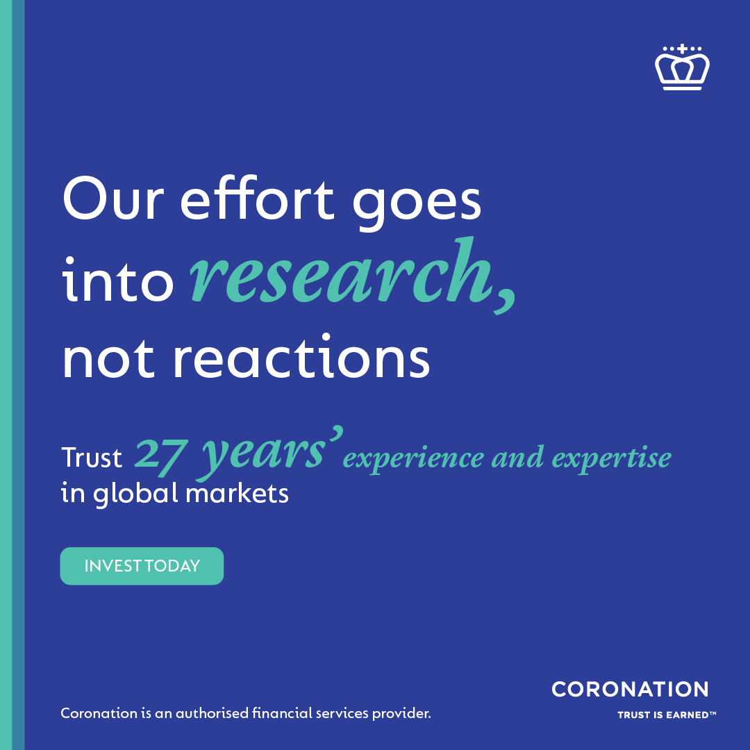 Coronation Fund Managers Facebook ad