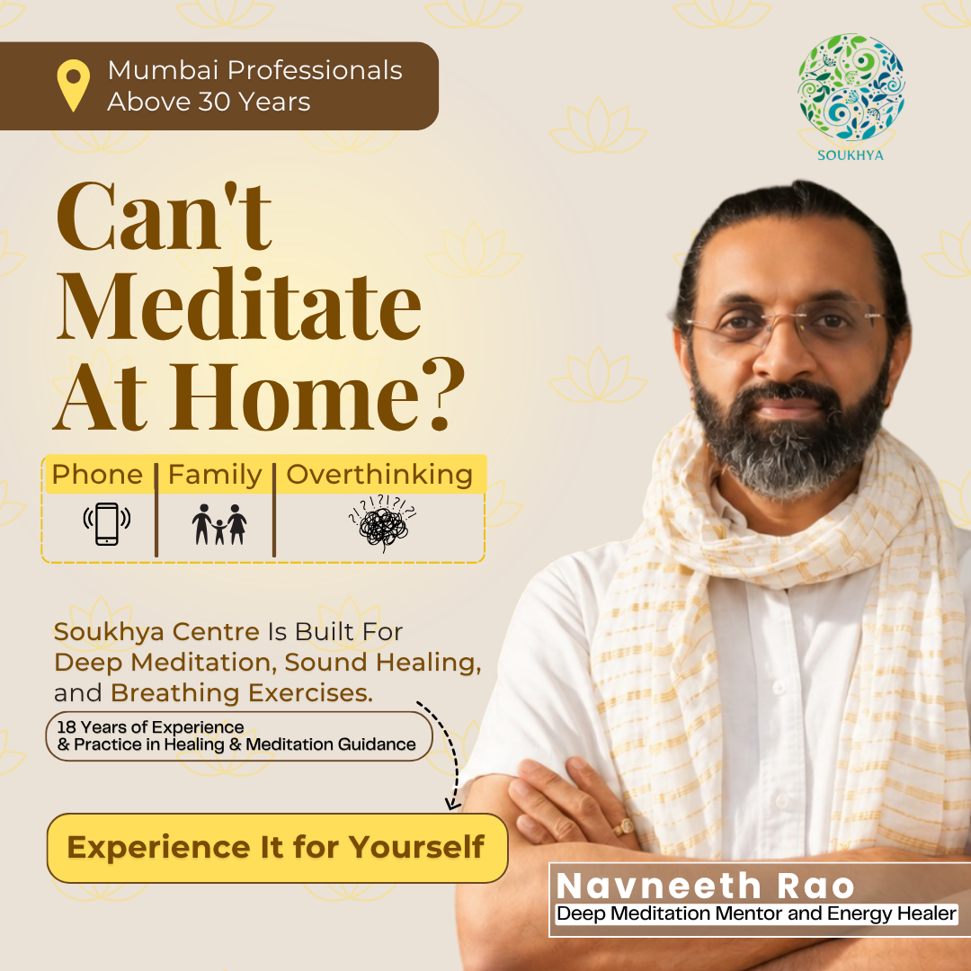 Soukhya Facebook ad: Calm Your Mind. Feel Better.