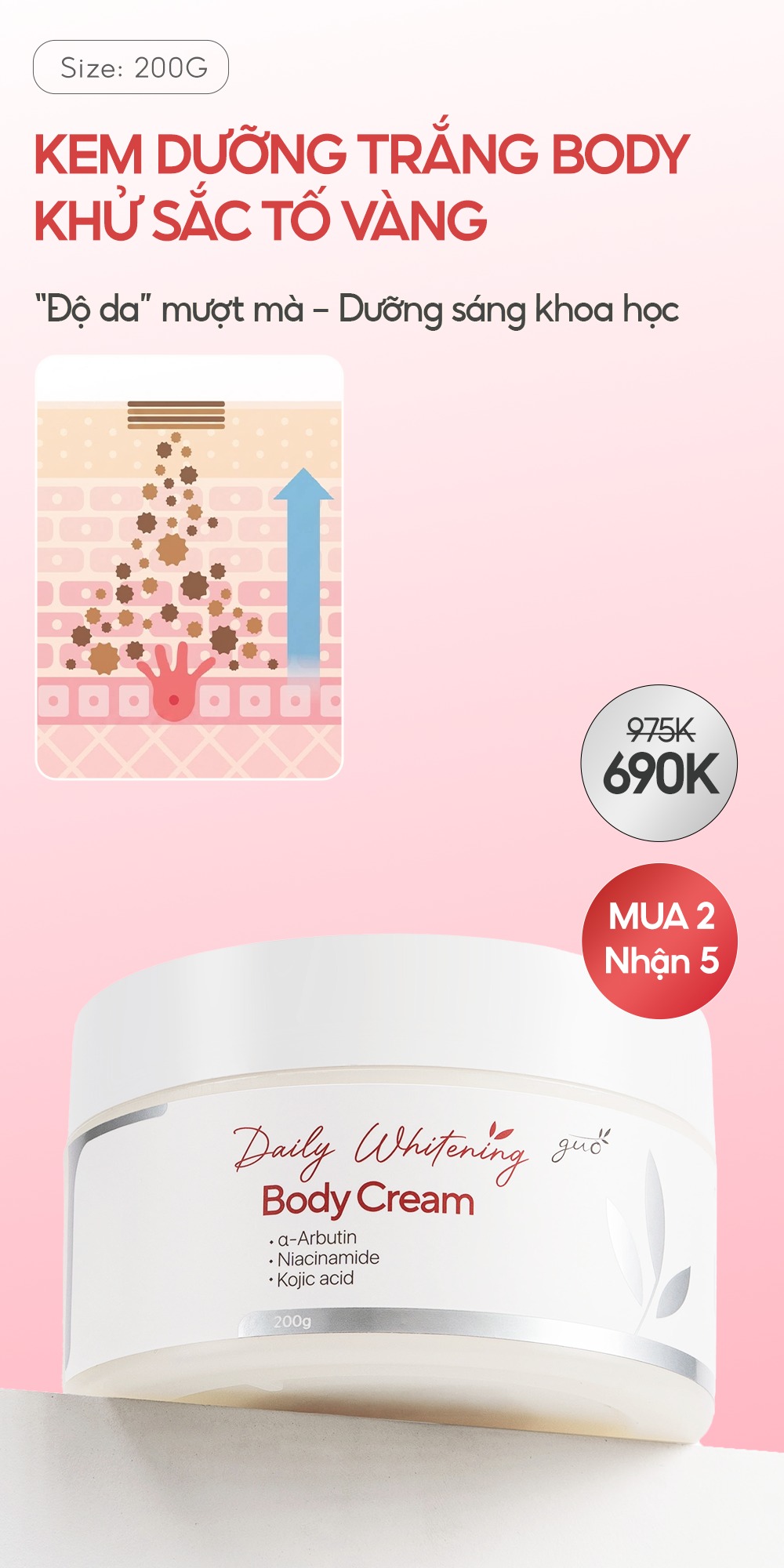 GUO Mỹ phẩm xanh sạch Facebook ad