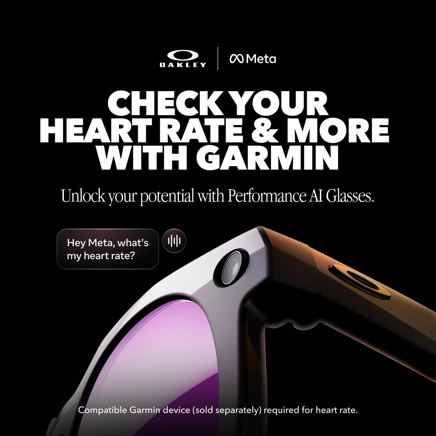 Oakley Meta Facebook ad