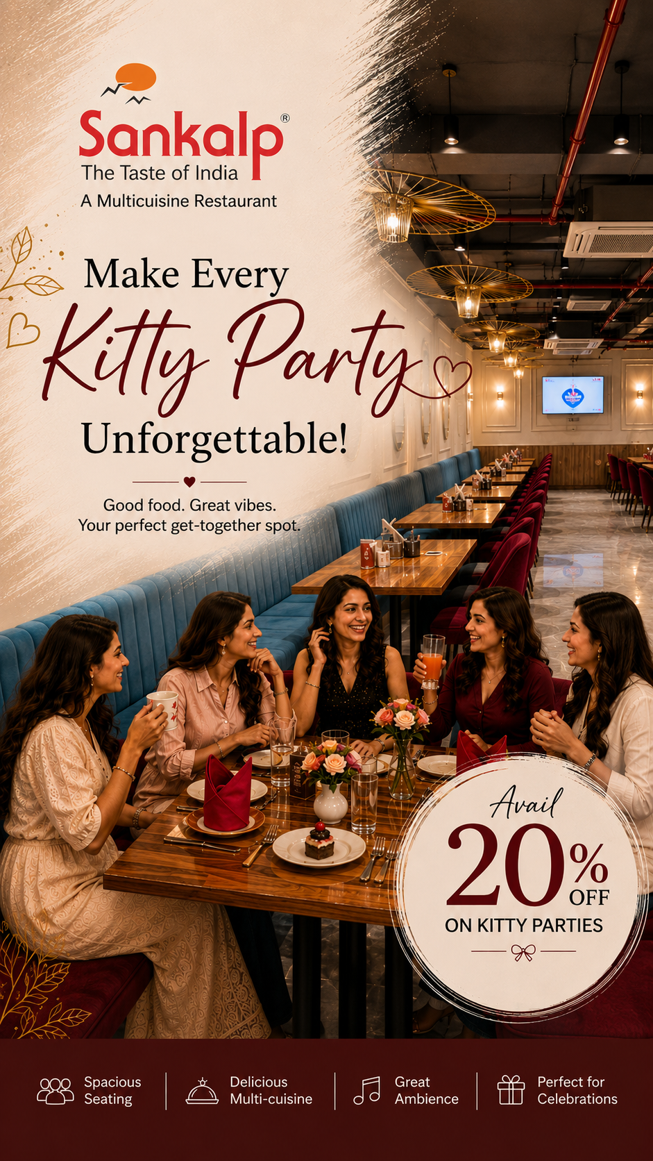 Sankalp Restaurant Facebook ad
