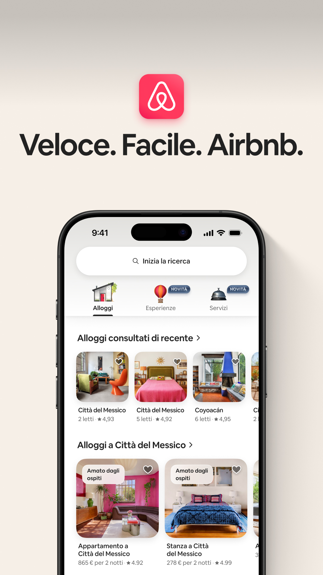 Airbnb Facebook ad