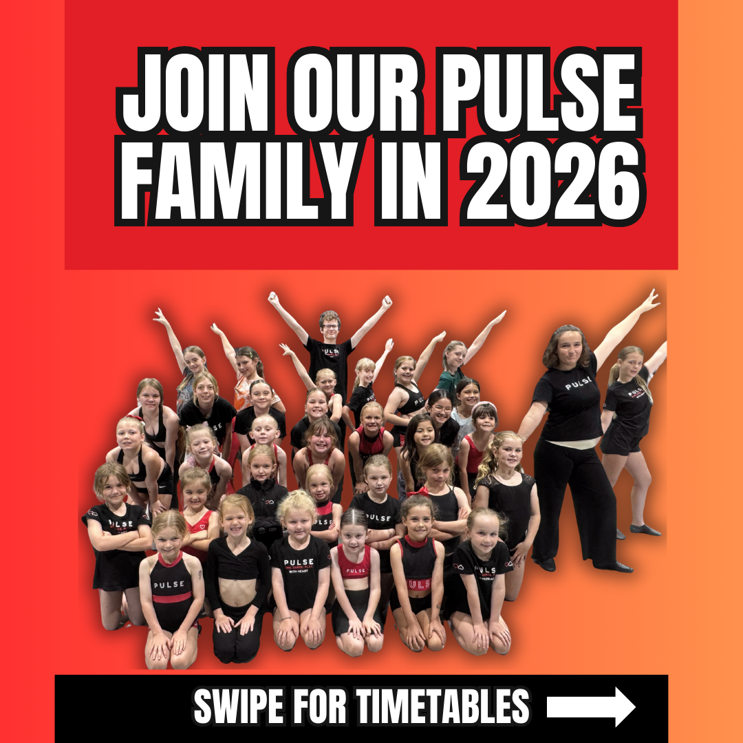 Pulse Performing Arts Facebook ad: Our 2026 Timetable is Here