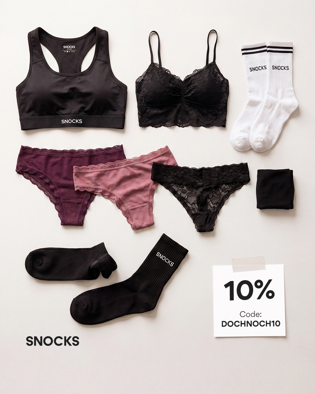 Snocks Facebook ad