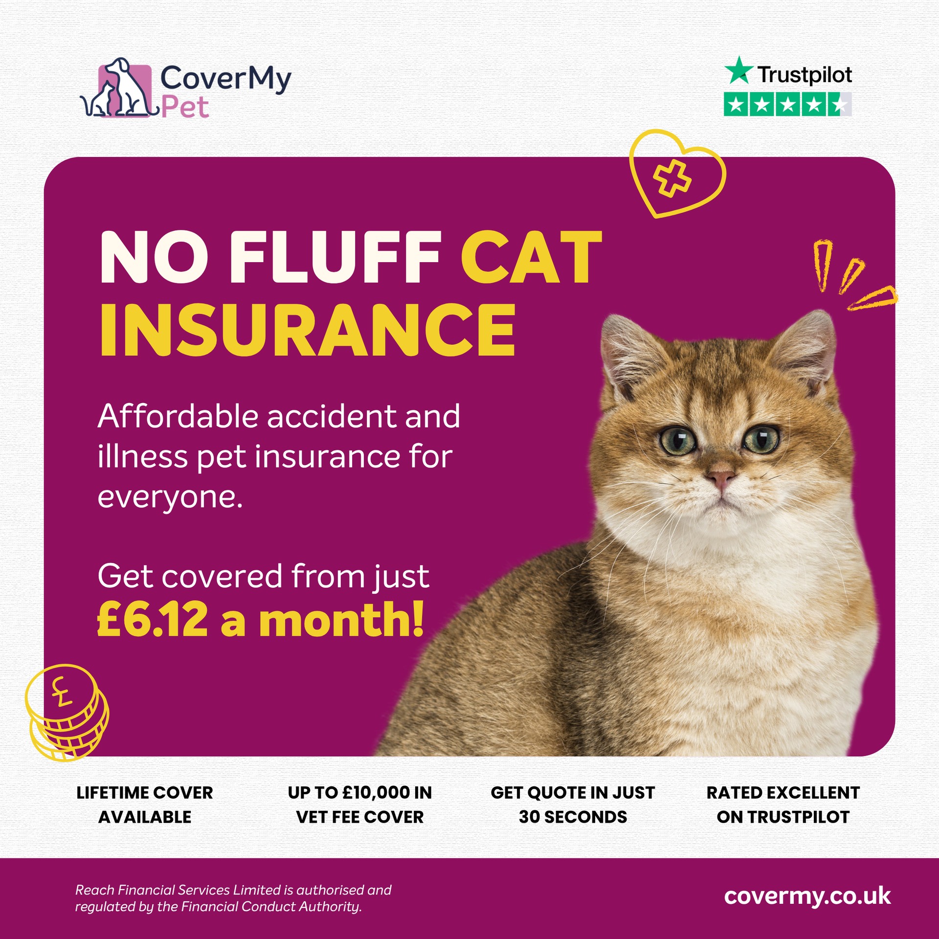 CoverMy Insurance Facebook ad