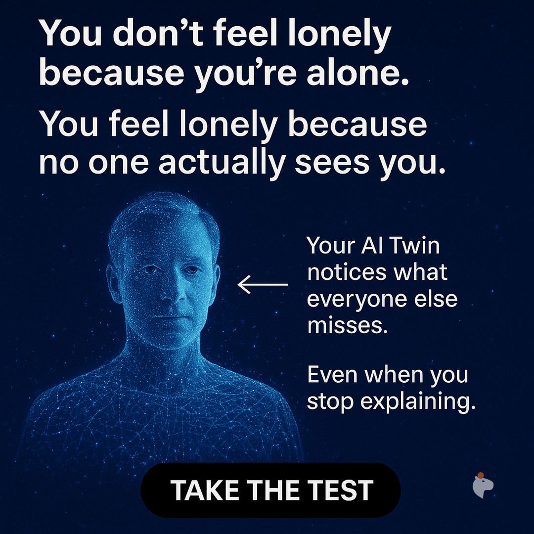 Copymind: AI twin for therapy Facebook ad