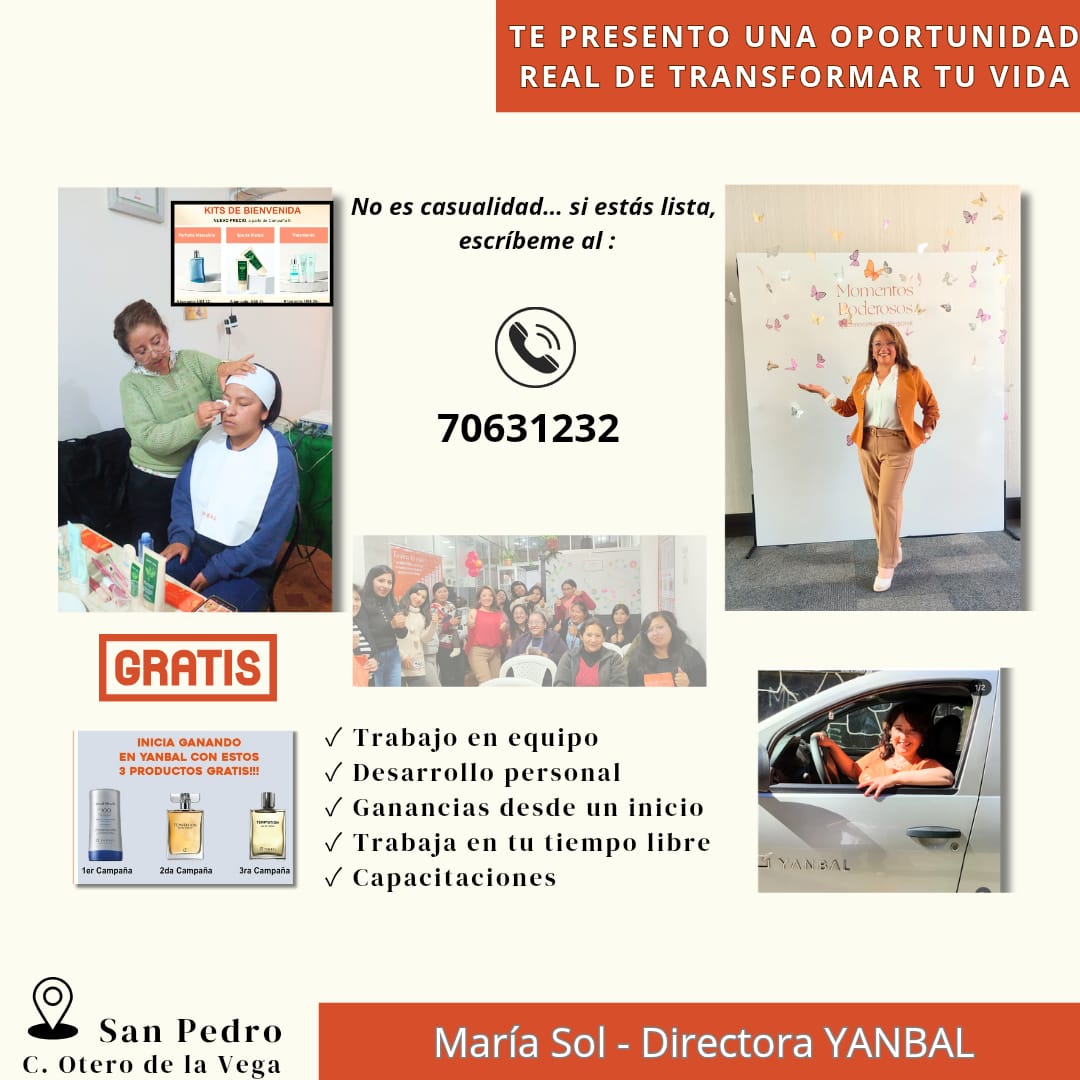 María Sol - Directora Yanbal Facebook ad: Inscríbete Hoy!