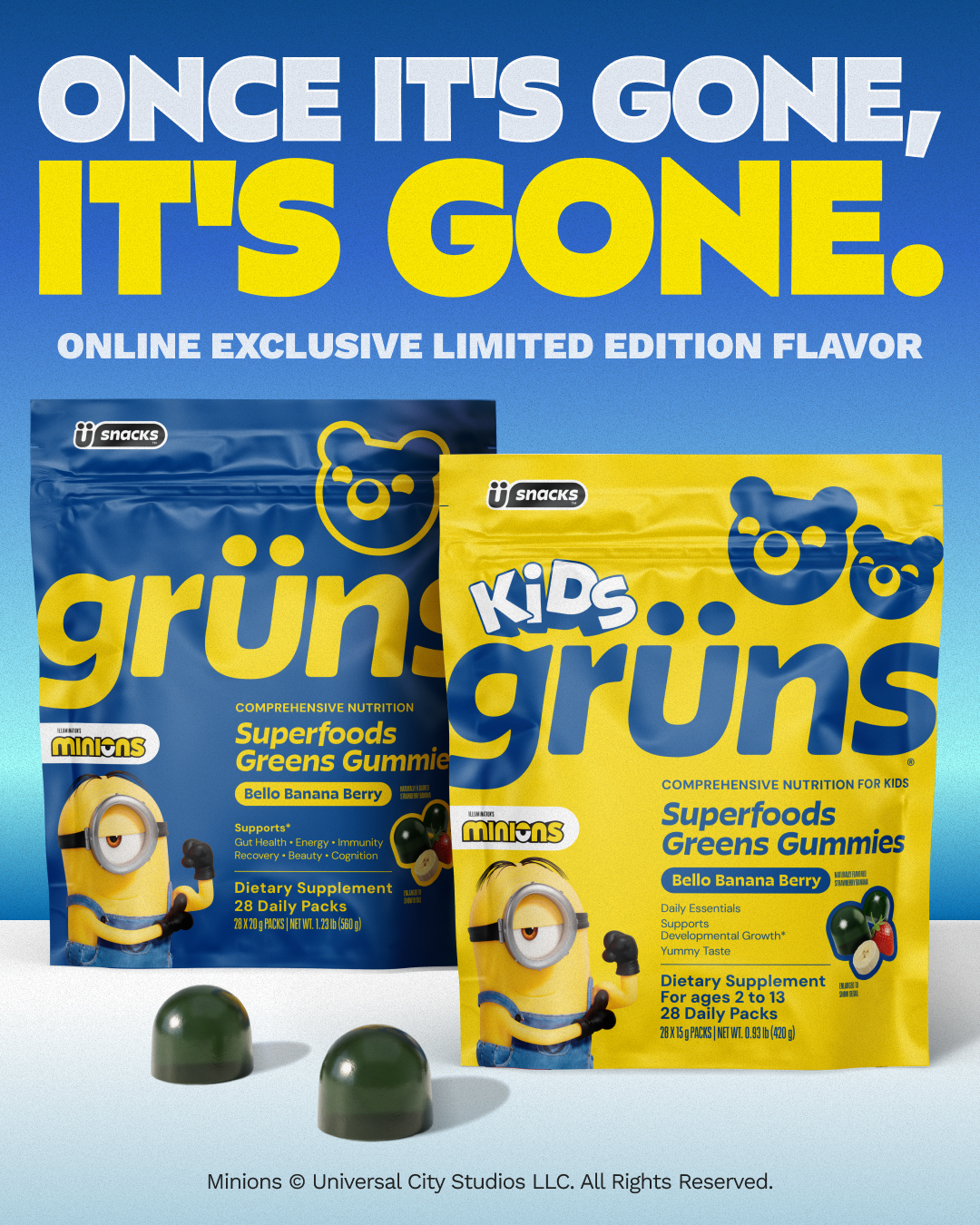 Grüns Kids Facebook ad