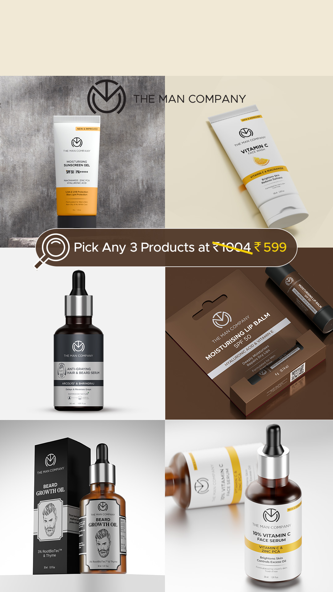 TheManCompany Facebook ad