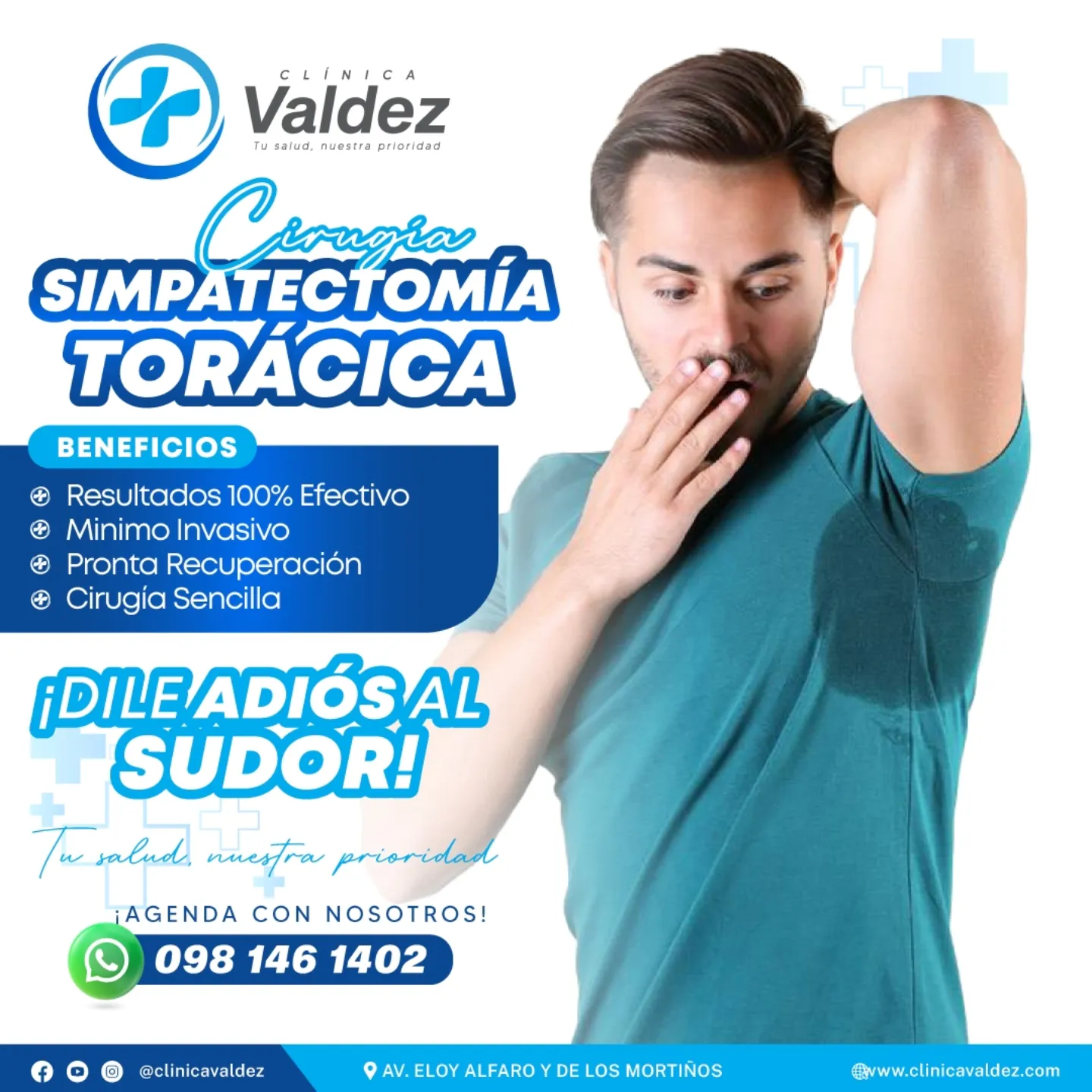 Clínica Valdez Facebook ad: Tu salud, nuestra prioridad
