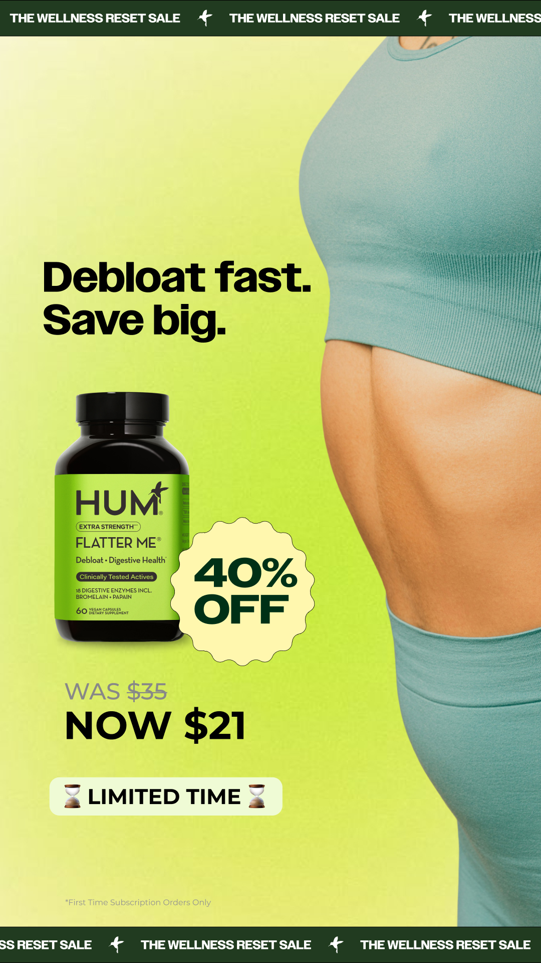 HUM Nutrition Facebook ad