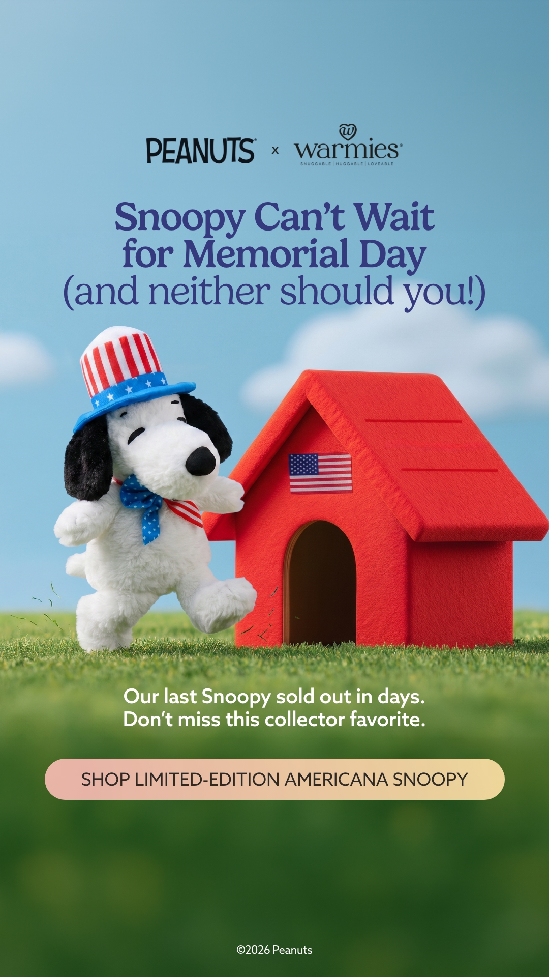 Warmies USA Facebook ad