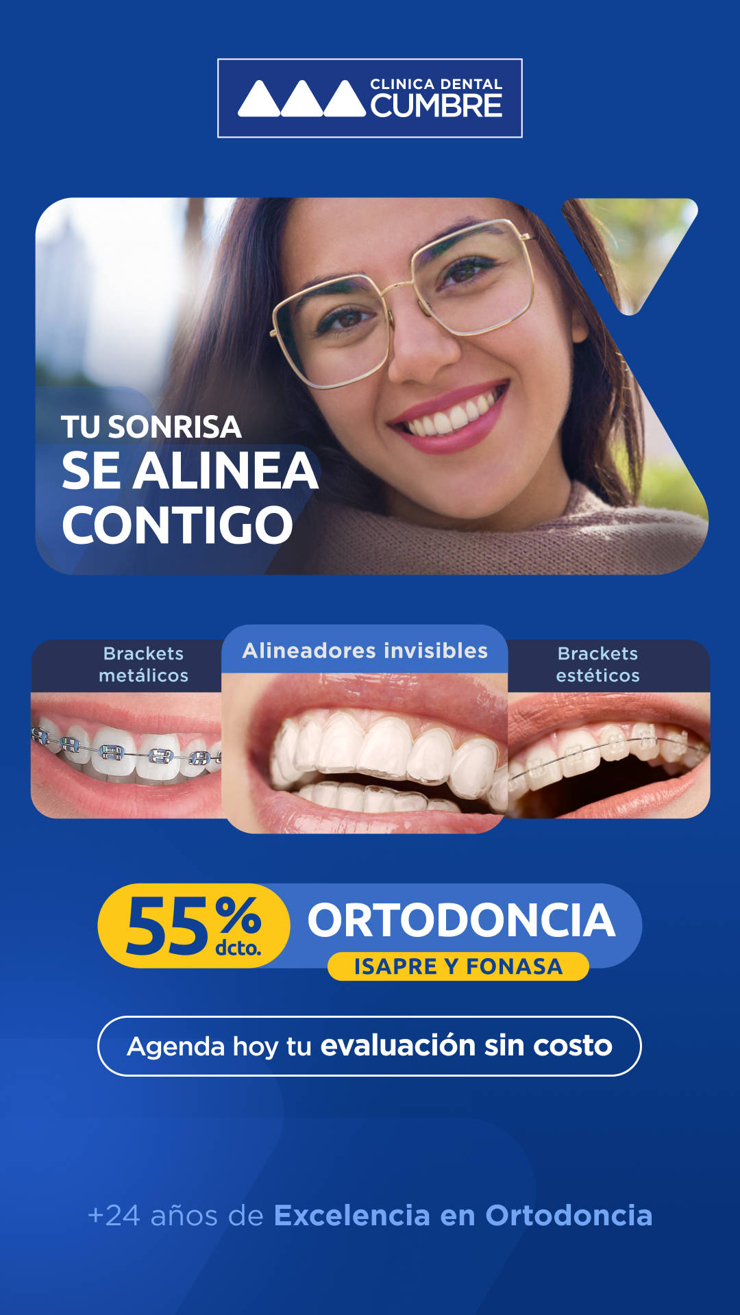 Clínica Dental Cumbre Oficial Facebook ad from Aug 6, 2026