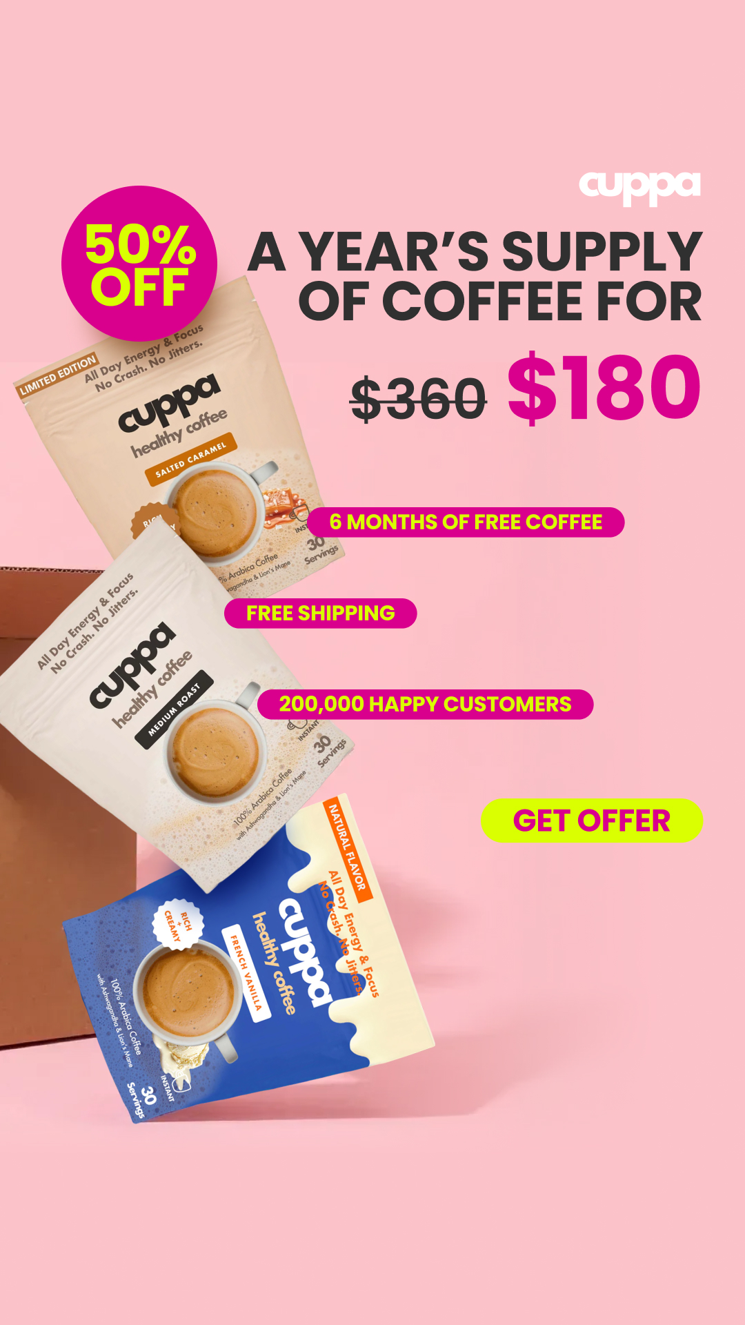 Better Cuppa Facebook ad