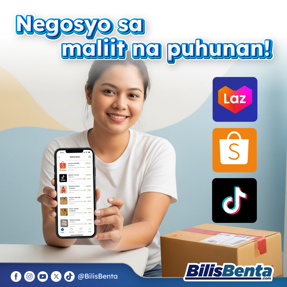 BilisBenta Facebook ad: Small Capital, Big Opportunity