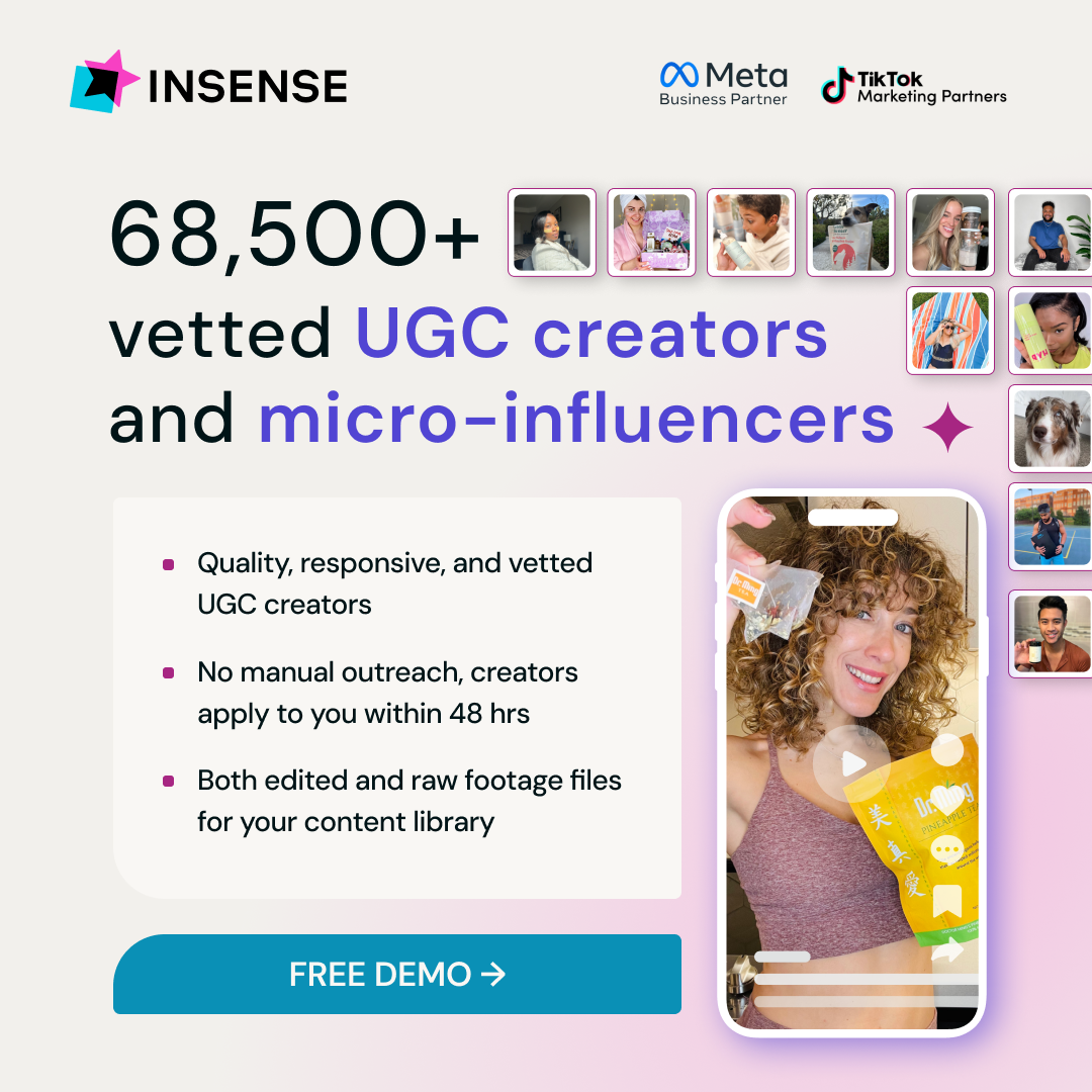 Insense Facebook ad